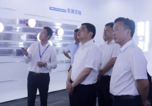 長(zhǎng)沙市委常委、常務(wù)副市長(zhǎng)夏建平一行赴中部產(chǎn)業(yè)基地調(diào)研