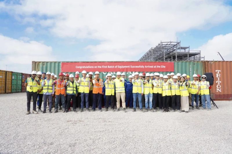 國際產能加速建設！中偉摩洛哥項目首批設備順利到港