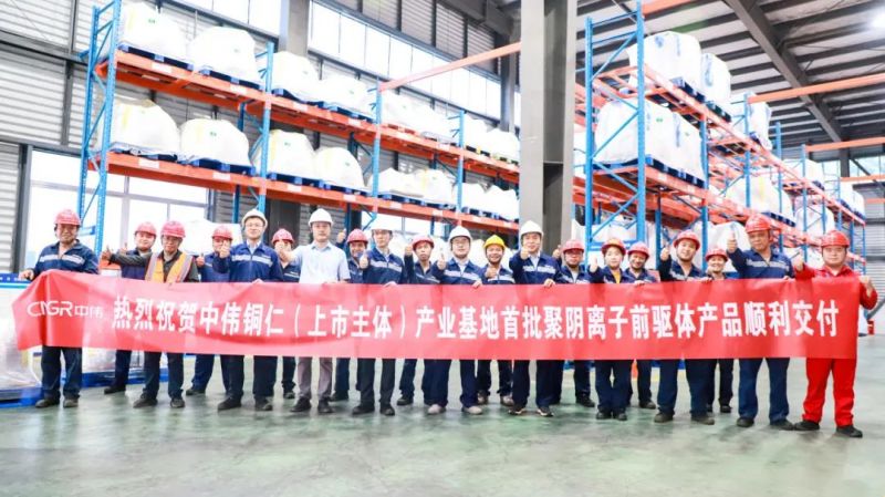 鈉系再突破！中偉股份聚陰離子前驅體首批產品成功交付