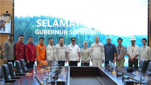 印尼中蘇拉威西省省長安瓦爾·哈菲德考察中偉北莫羅瓦利產業(yè)基地